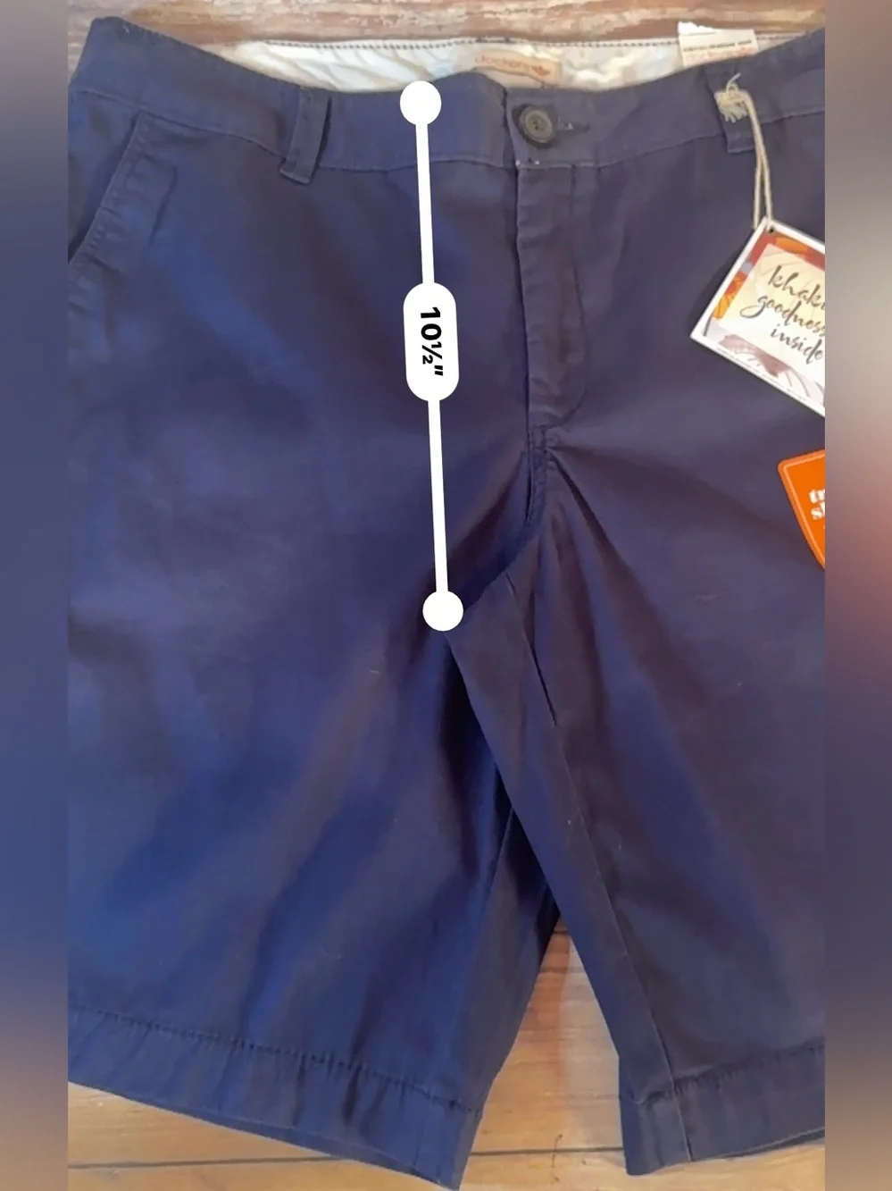 Dockers Women’s  Navy Slimming Chino Shorts